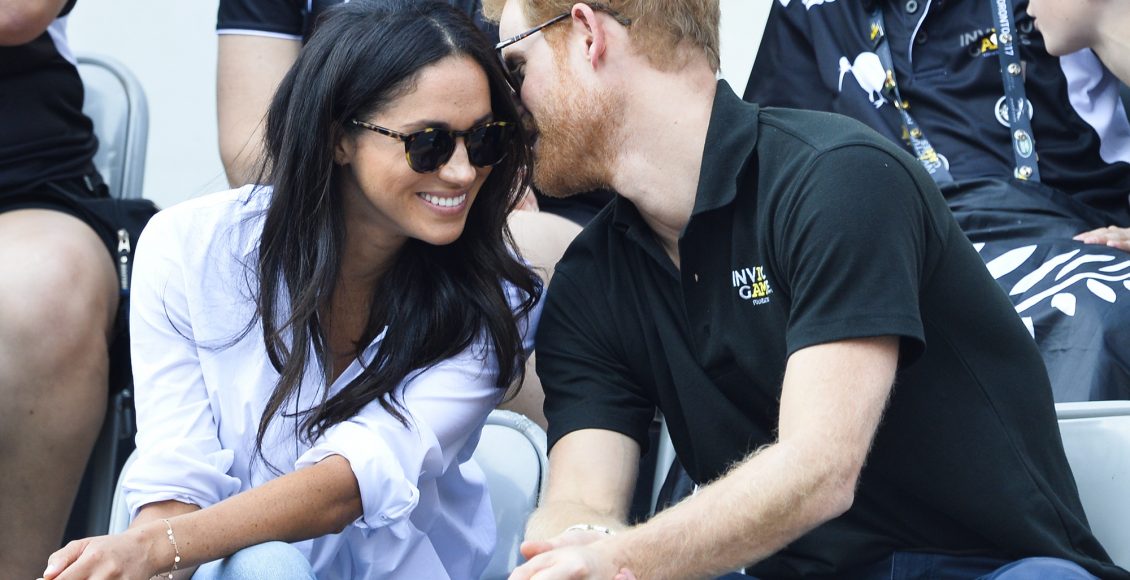 Prince Harry watches the Wheel Chair tennis as part of the Invictus games in Toronto